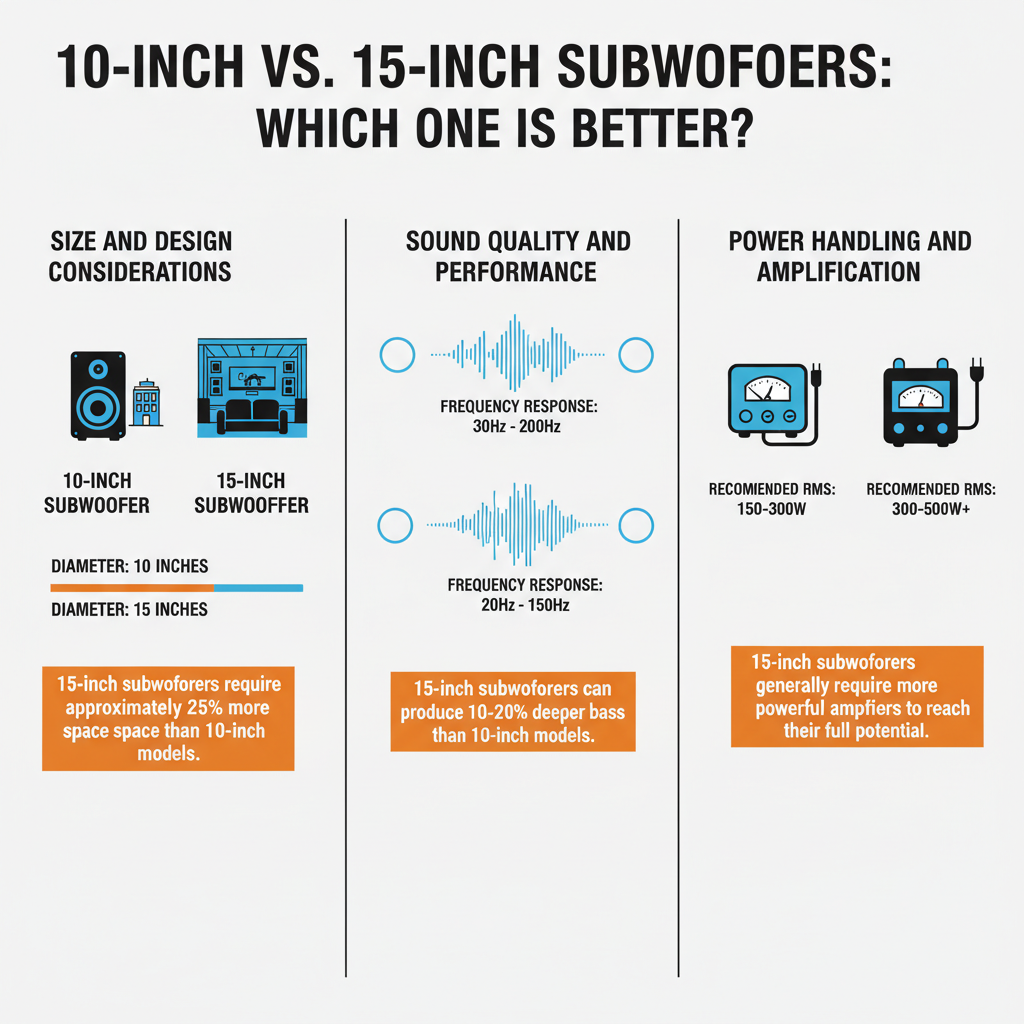 Infographic: 10-Inch vs. 15-Inch Subwoofers: Which One Is Better?