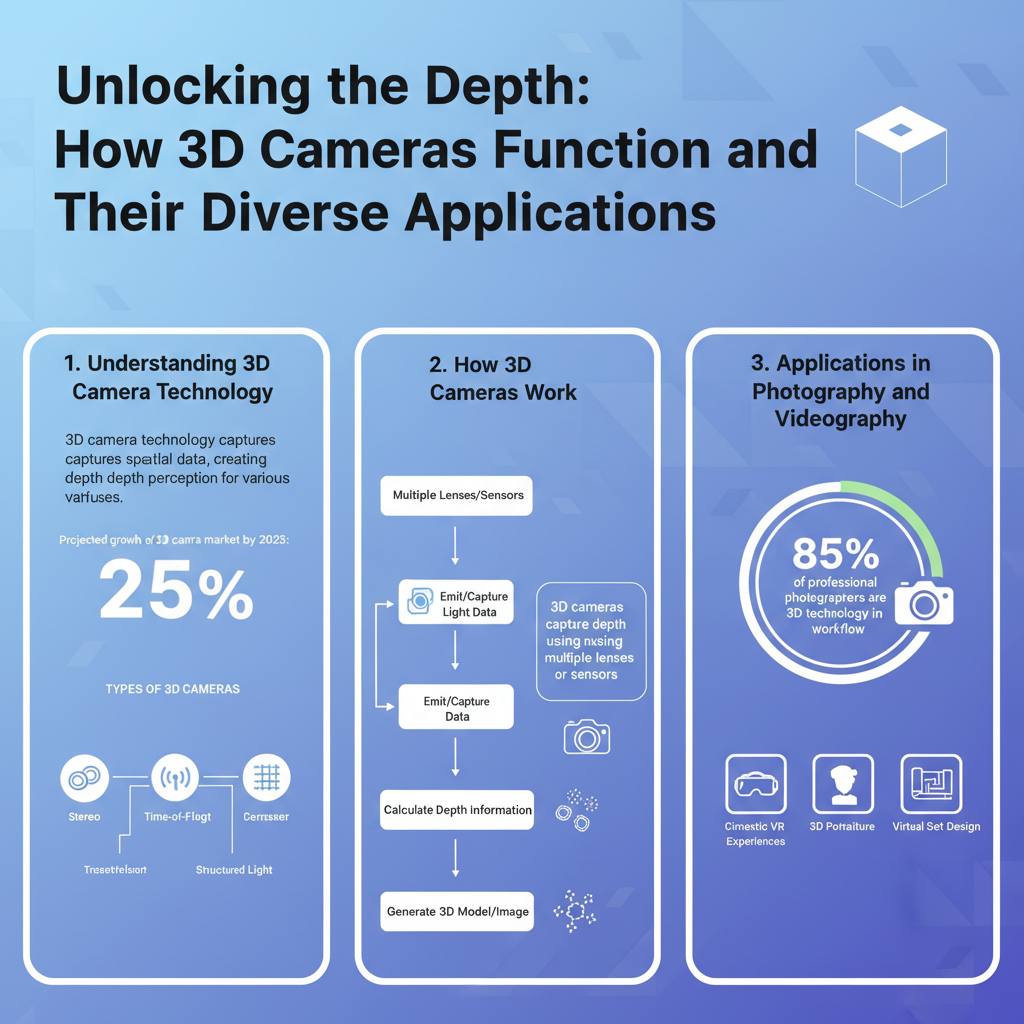 Infographic: 3D Cameras: How They Function and Their Applications