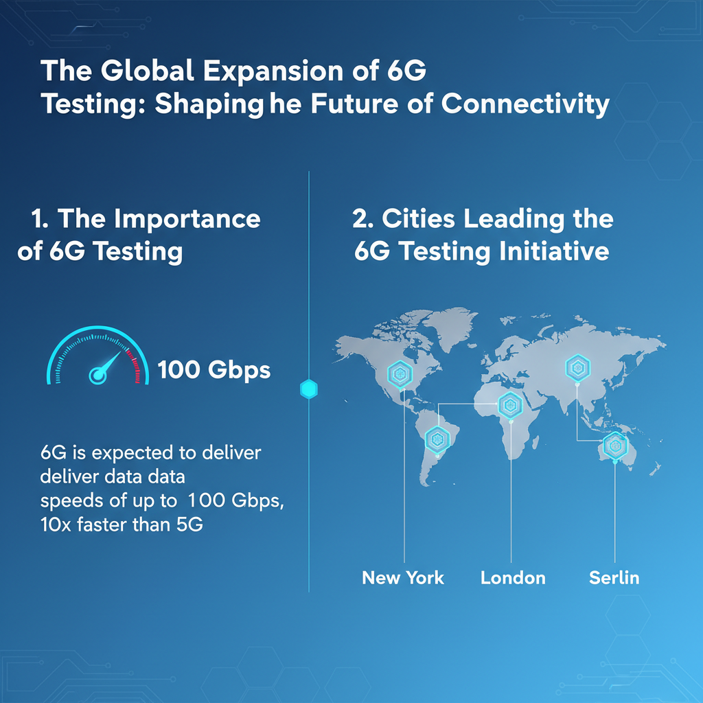 Infographic: 6G Testing Expands in Major Cities Worldwide