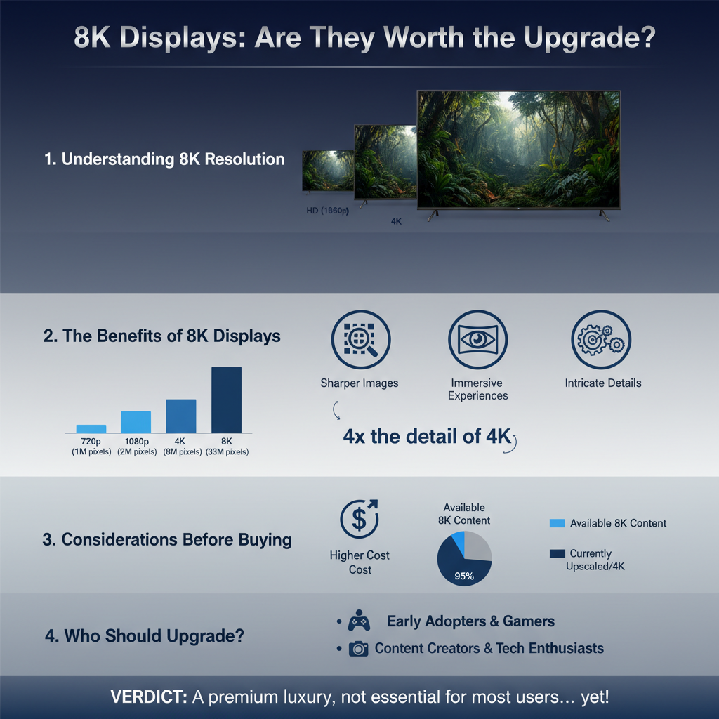 Infographic: 8K Displays: Are They Worth the Upgrade?