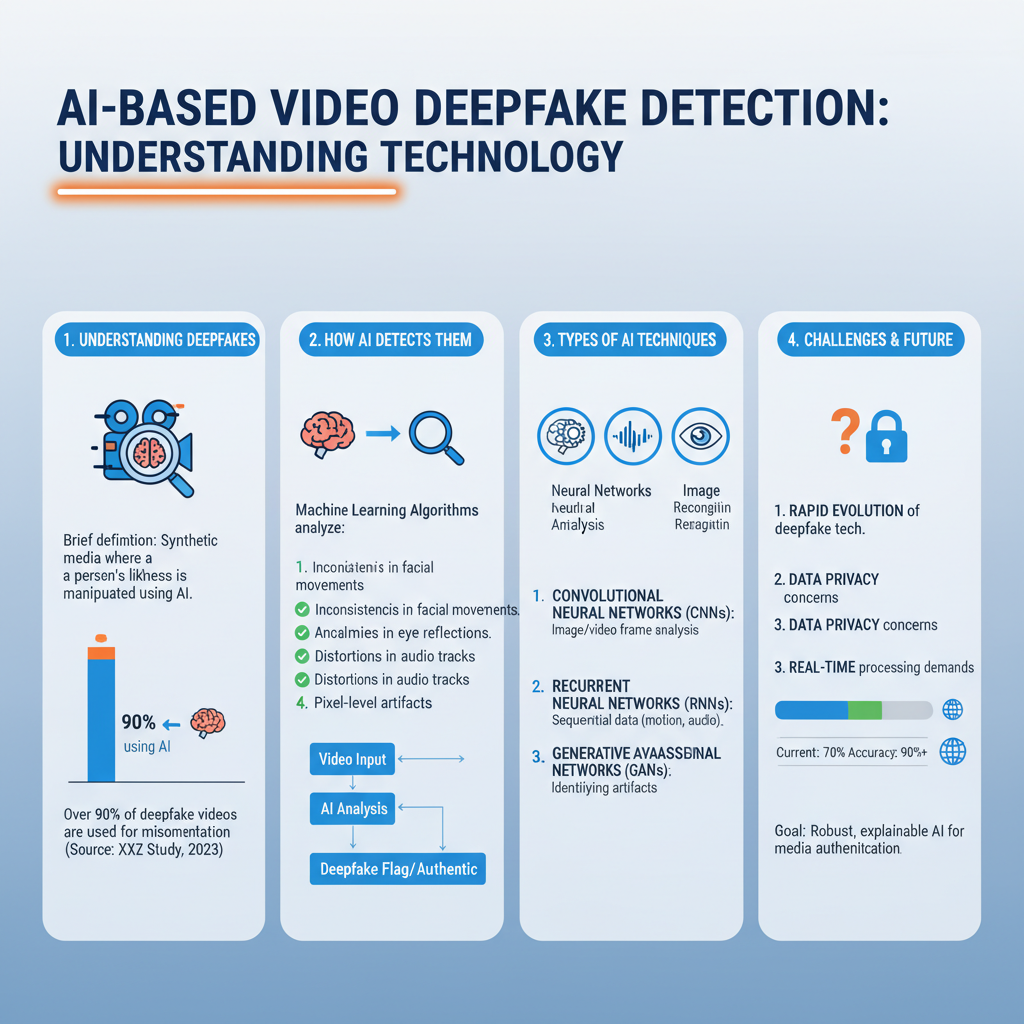 Infographic: AI-Based Video Deepfake Detection: Understanding the Technology