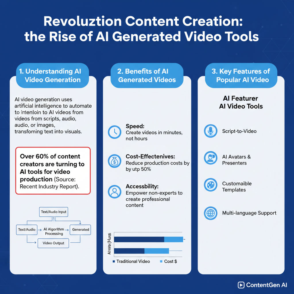 Infographic: AI-Generated Video Tools Revolutionize Content Creation