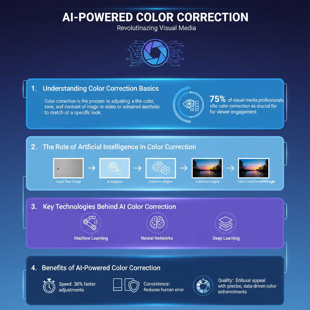 Infographic: AI-Powered Color Correction: Understanding Its Mechanisms