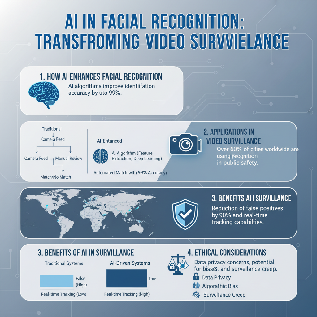 Infographic: AI in Facial Recognition: Its Role in Video Surveillance
