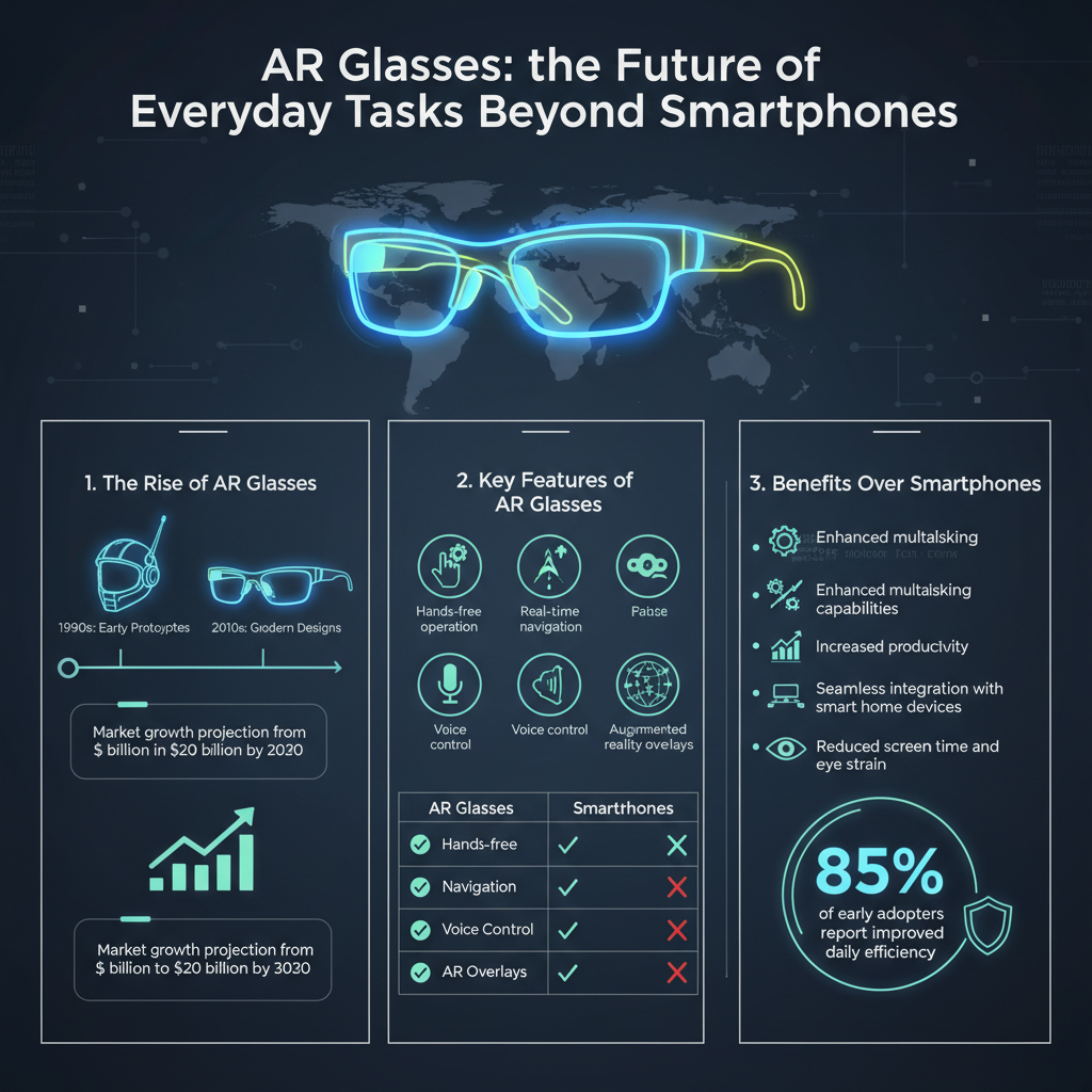 Infographic: AR Glasses Taking Over Smartphones for Everyday Tasks