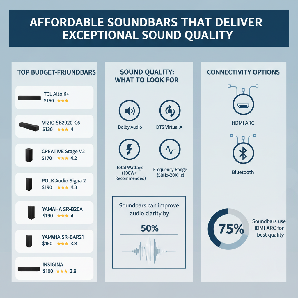 Infographic: Affordable Soundbars That Offer Exceptional Sound Quality
