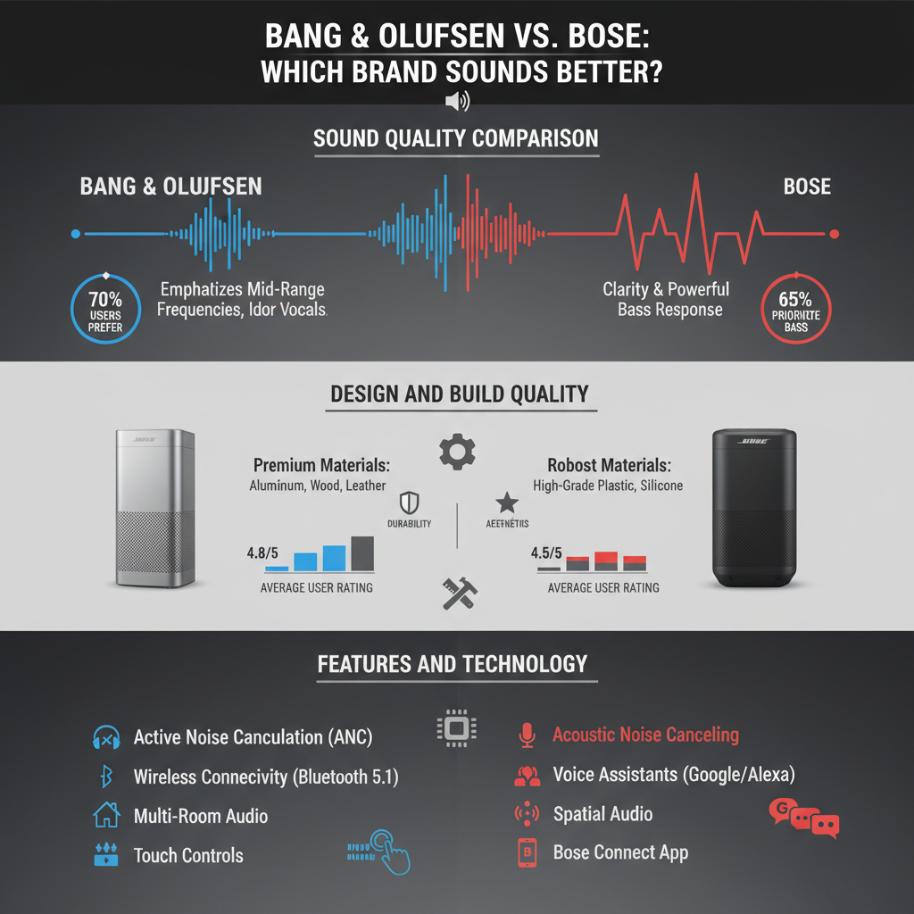 Infographic: Bang & Olufsen vs. Bose: Which Brand Sounds Better?