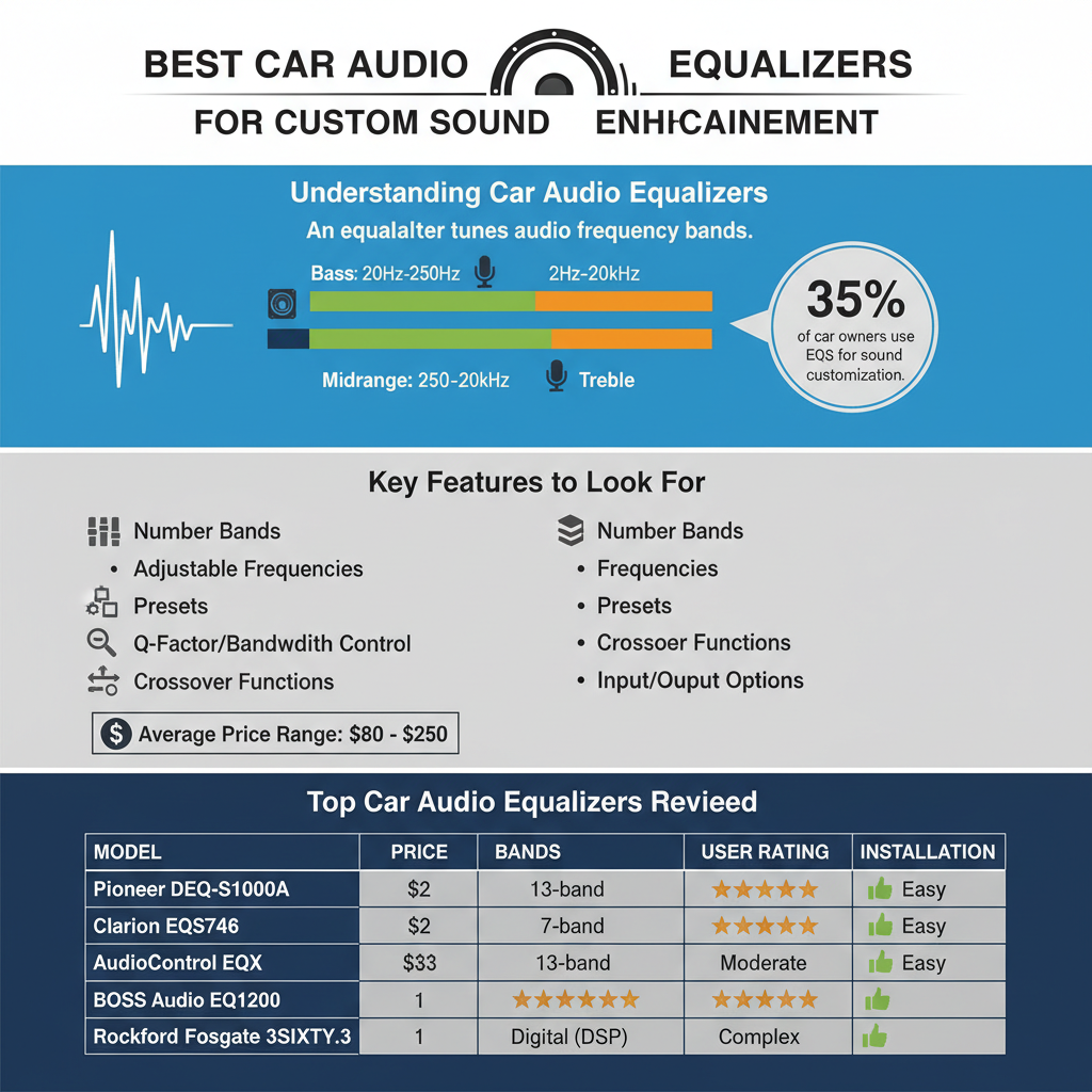 Infographic: Best Car Audio Equalizers for Custom Sound Enhancement
