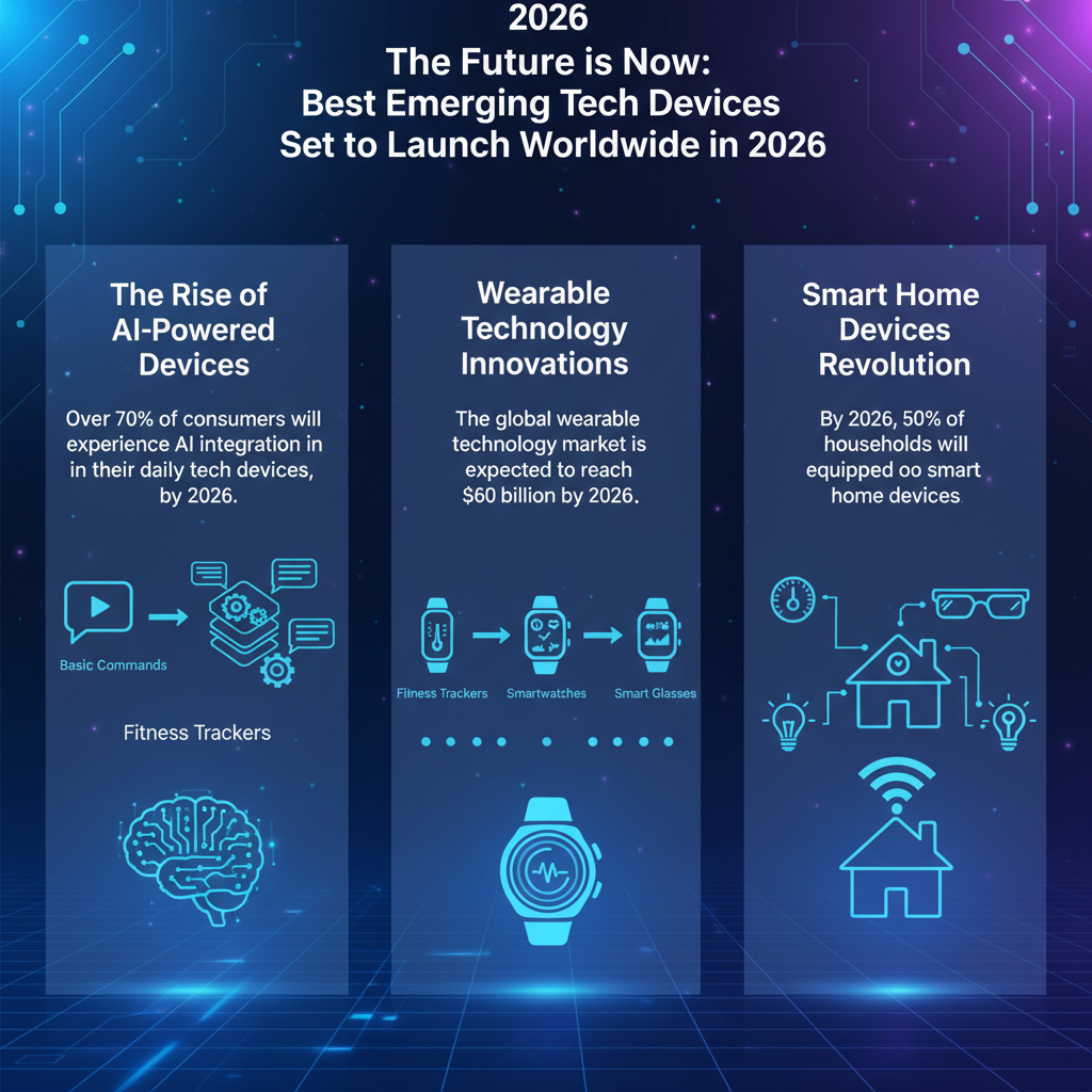Infographic: Best Emerging Tech Devices Set to Launch Worldwide in 2026