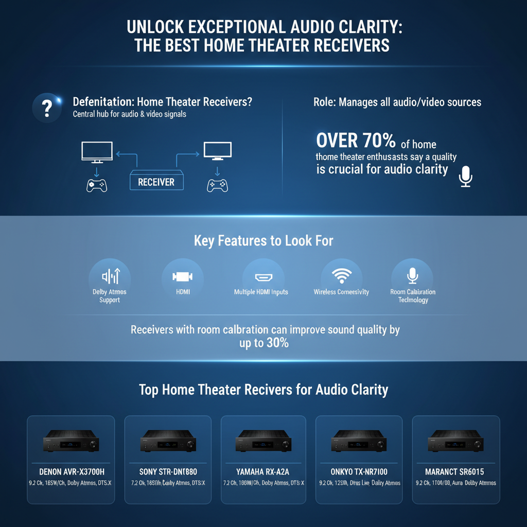 Infographic: Best Home Theater Receivers for Exceptional Audio Clarity