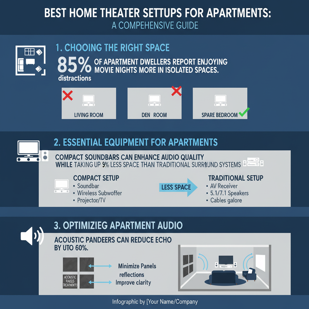 Infographic: Best Home Theater Setups for Apartments: A Comprehensive Guide