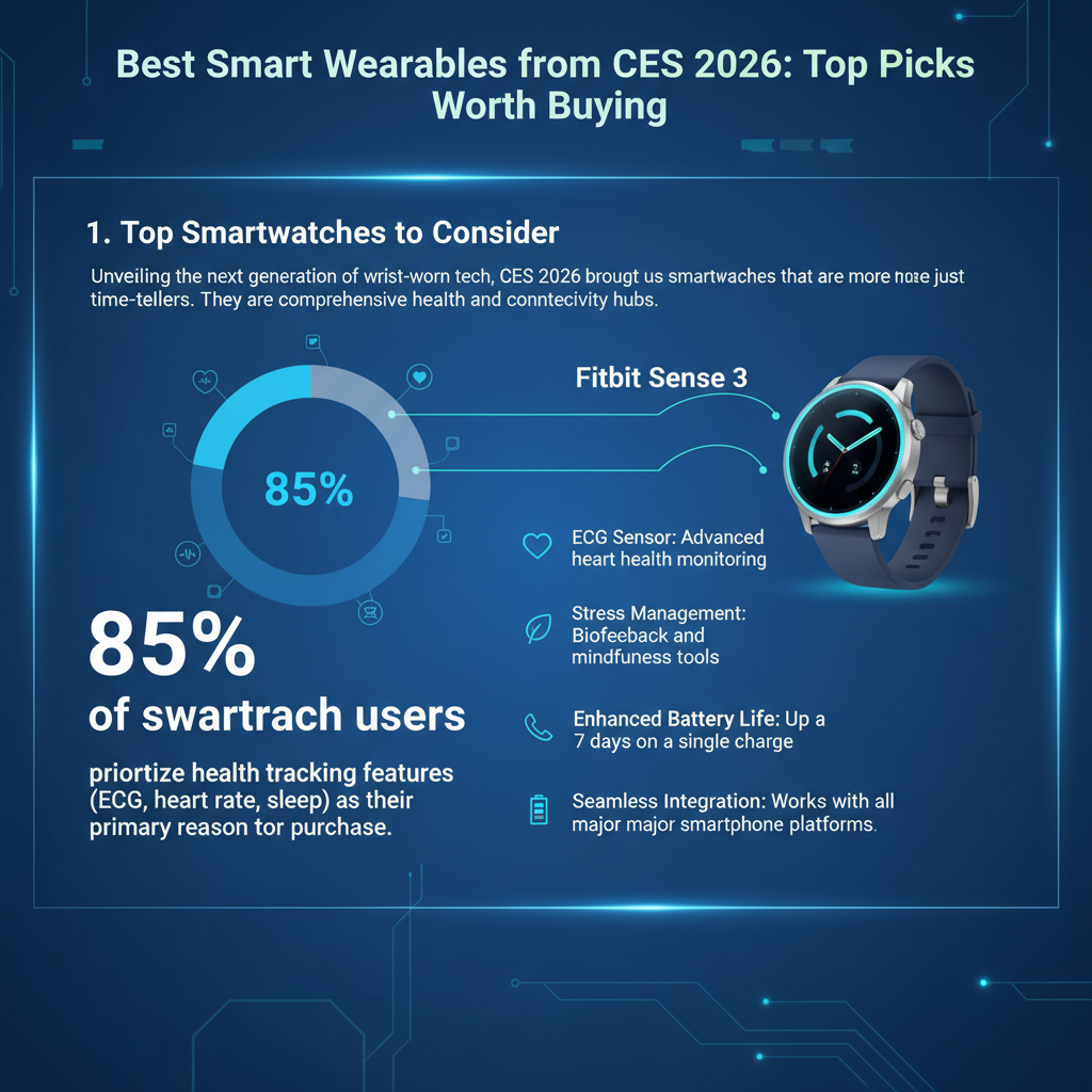 Infographic: Best Smart Wearables from CES 2026: Top Picks Worth Buying