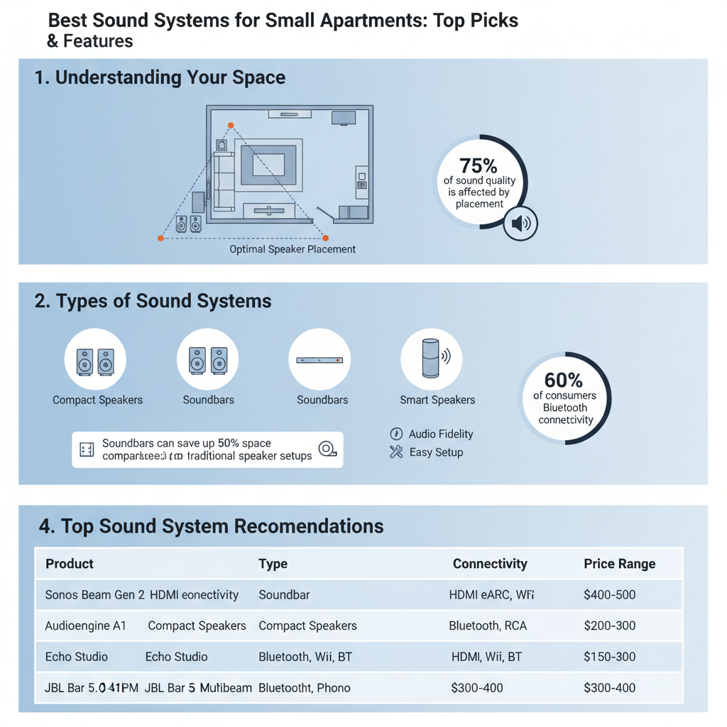 Infographic: Best Sound Systems for Small Apartments: Top Picks & Features