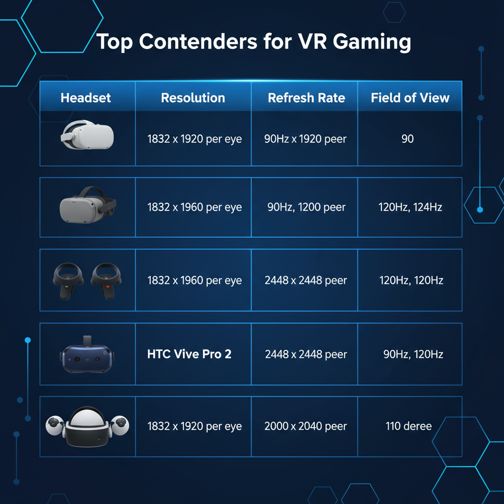 Infographic: Best VR Headsets for Immersive Gaming Experiences