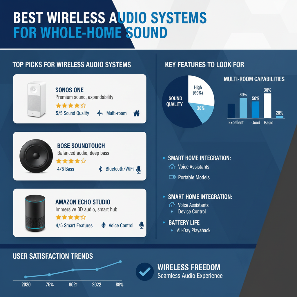 Infographic: Best Wireless Audio Systems for Whole-Home Sound