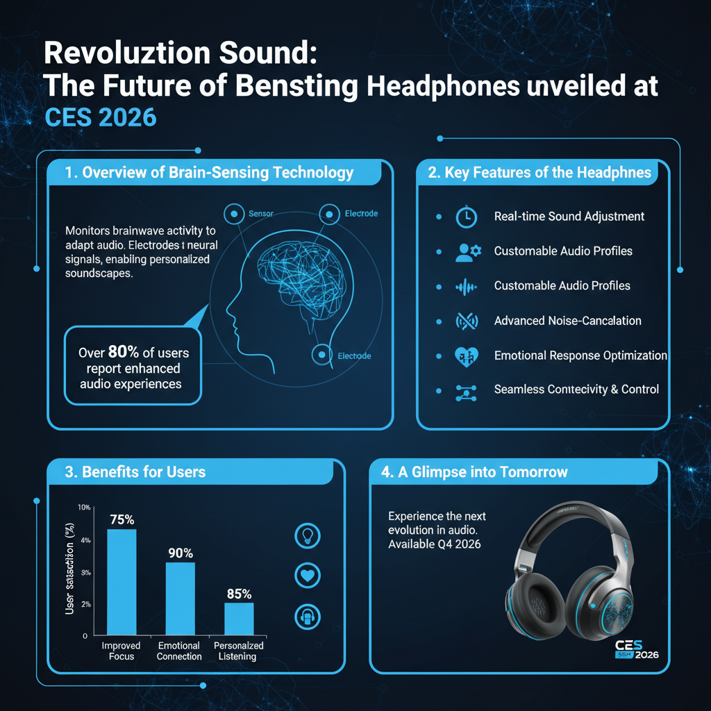 Infographic: Brain-Sensing Headphones Unveiled at CES 2026
