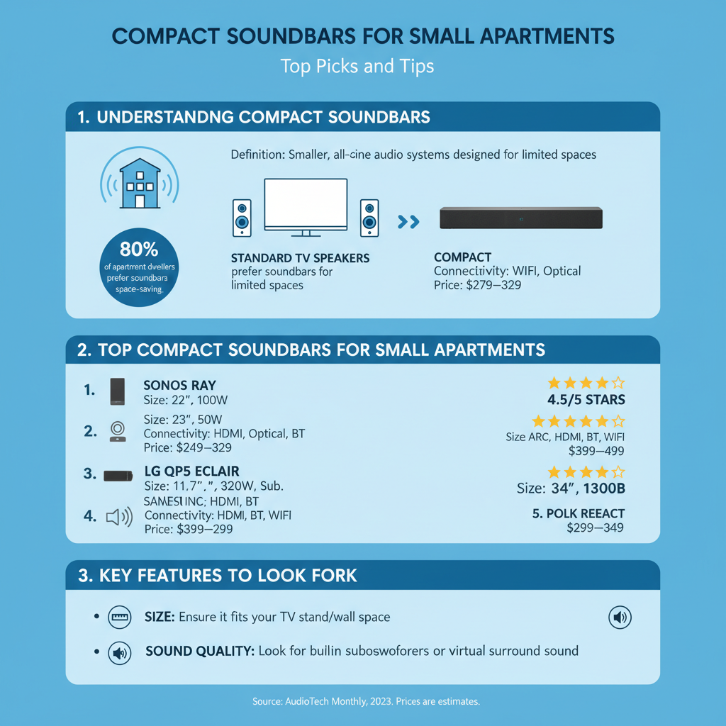 Infographic: Compact Soundbars for Small Apartments: Top Picks and Tips
