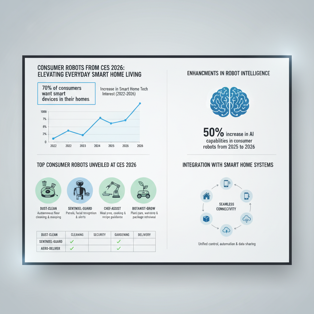 Infographic: Consumer Robots from CES 2026 Every Smart Home Will Desire