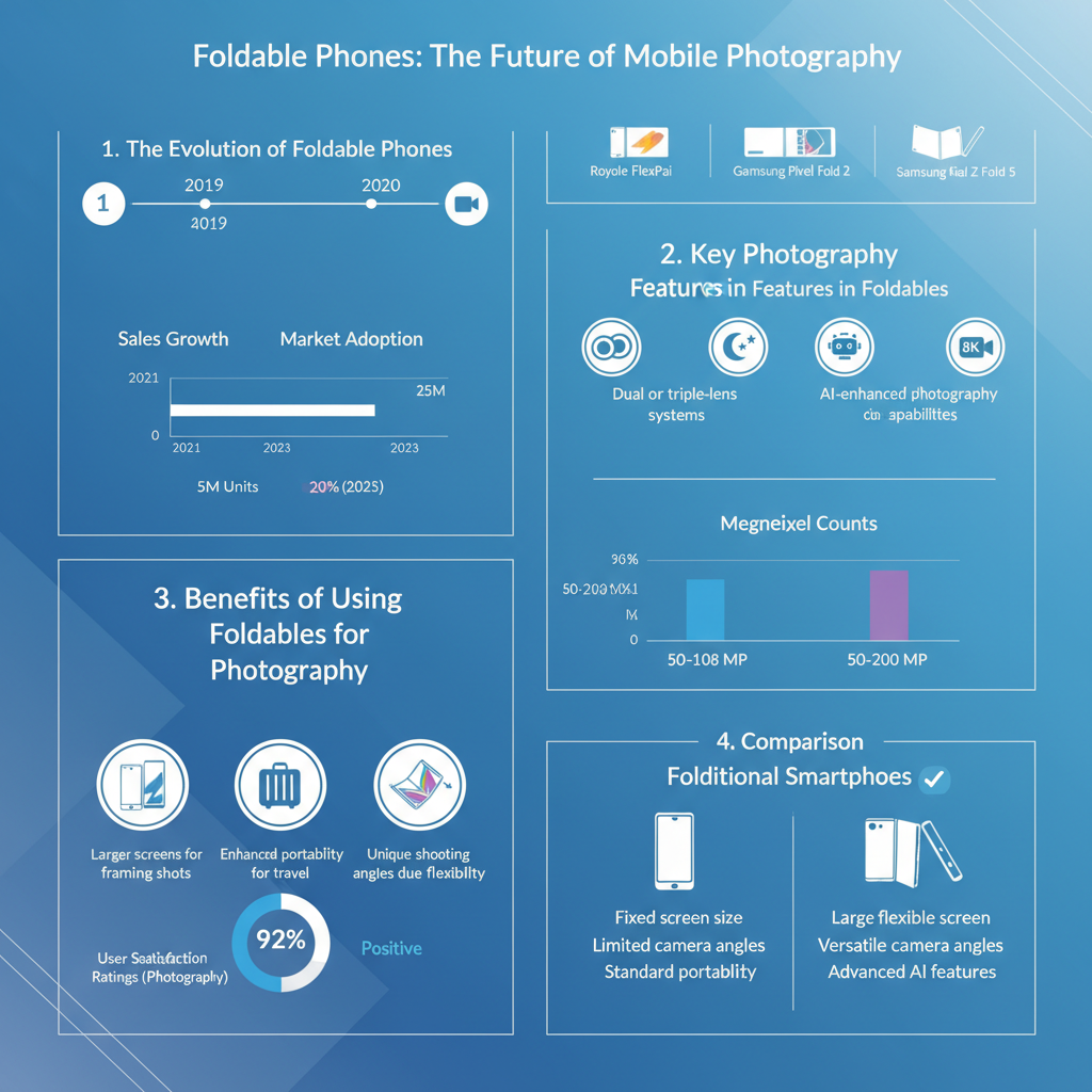 Infographic: Foldable Phones with Premium Photography Features
