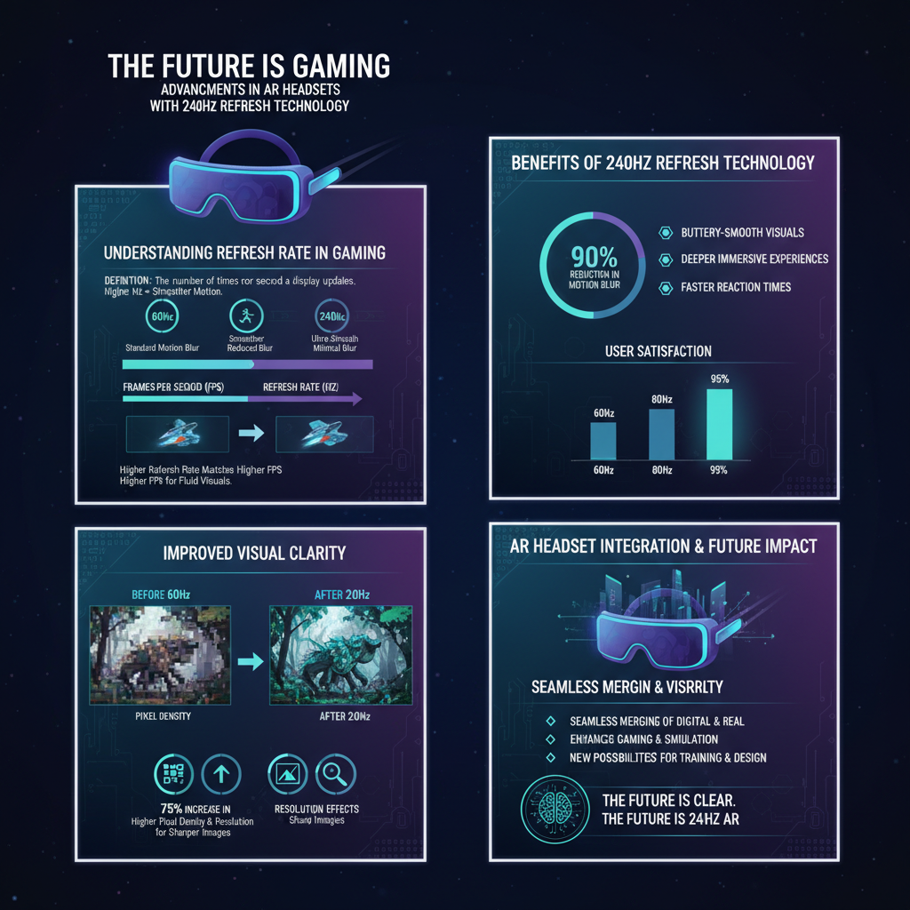 Infographic: Gaming AR Headsets Advancing with 240Hz Refresh Technology