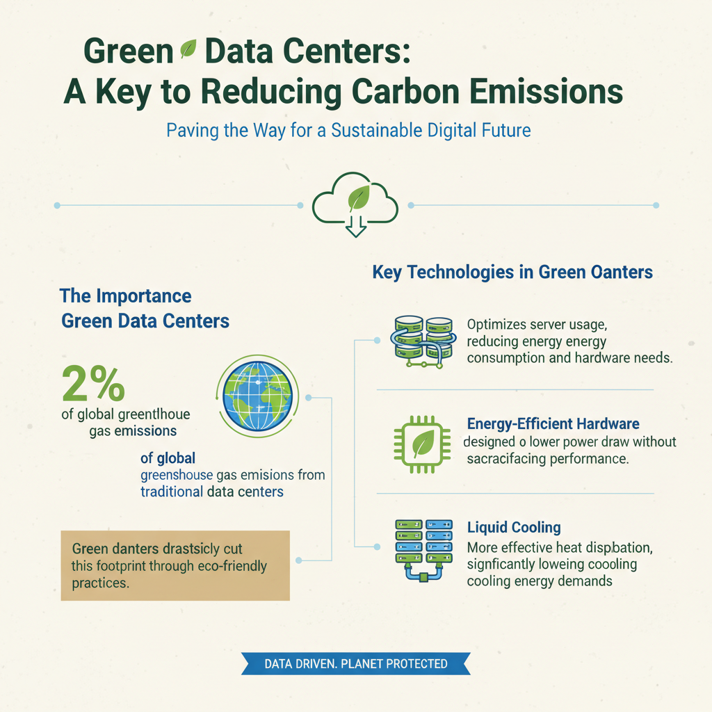 Infographic: Green Data Centers: A Key to Reducing Carbon Emissions