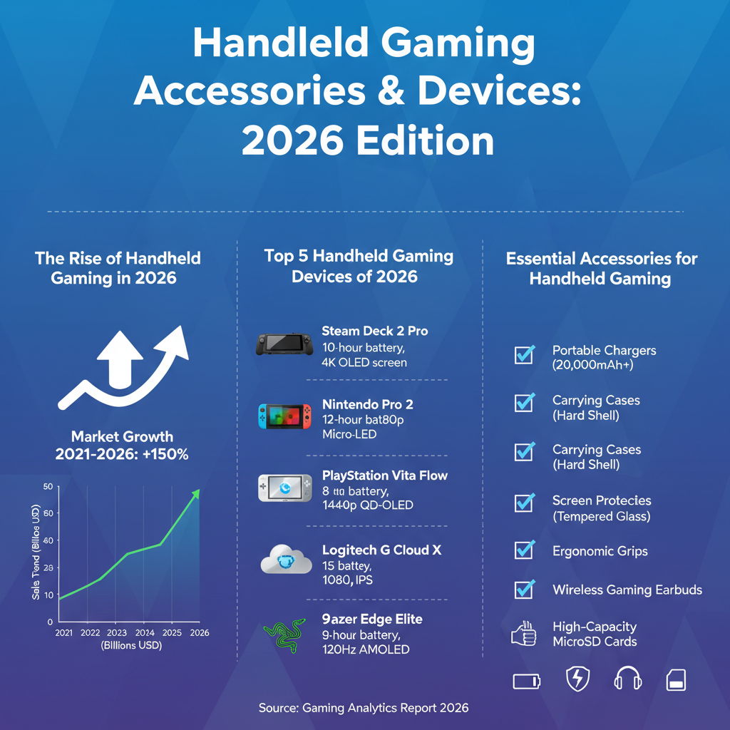 Infographic: Handheld Gaming Accessories & Devices: 2026 Edition