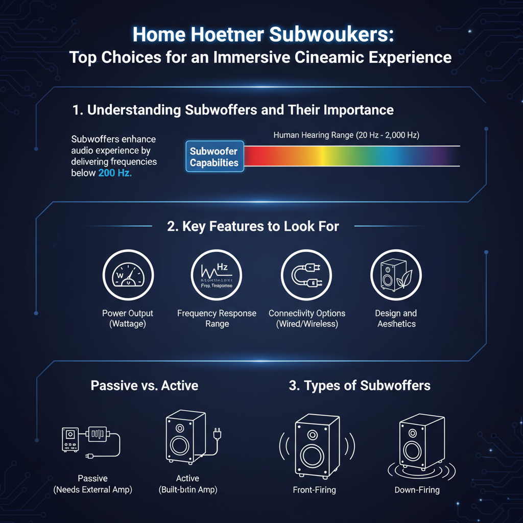 Infographic: Home Theater Subwoofers: Top Choices for an Immersive Cinematic Experience