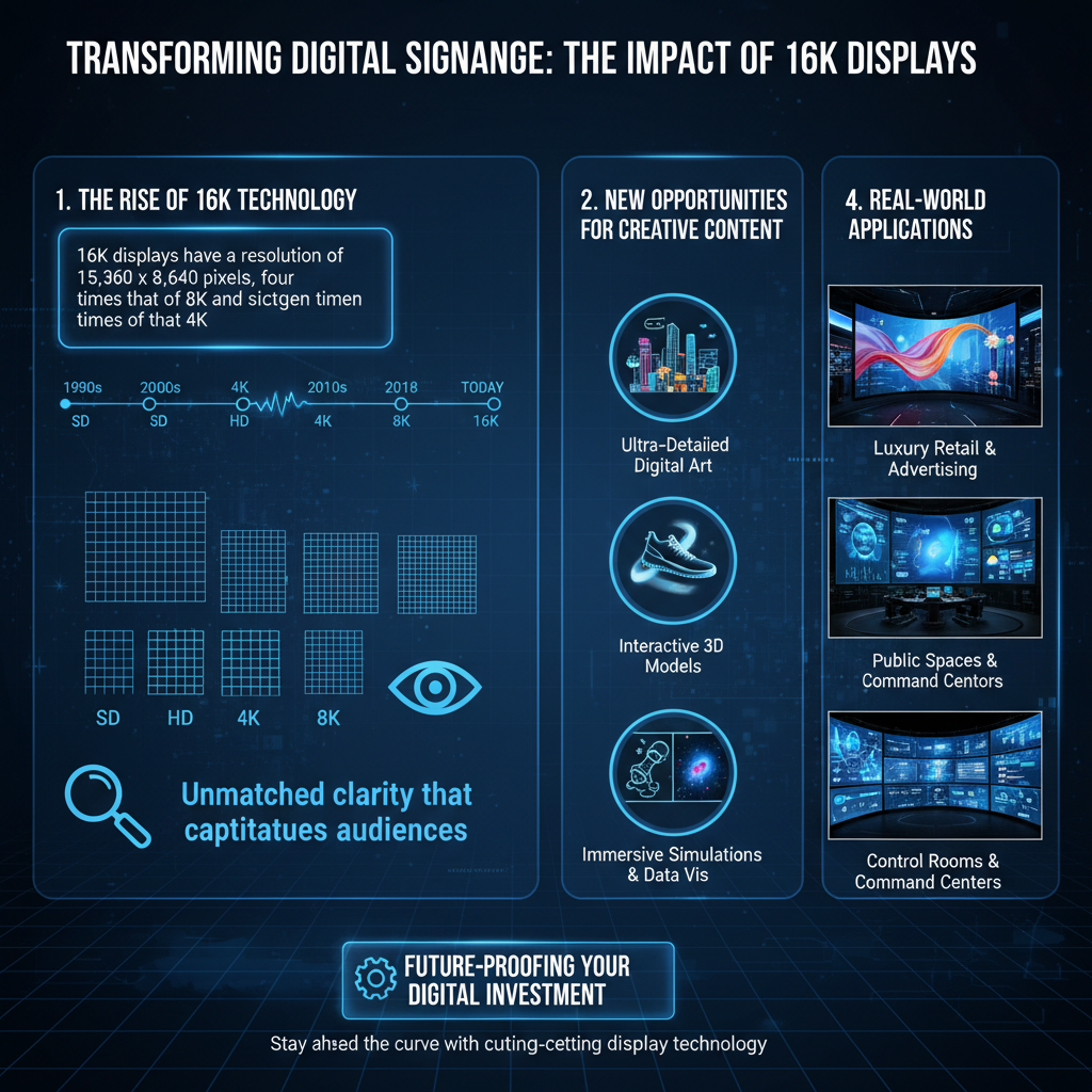 Infographic: How 16K Displays Will Transform Digital Signage