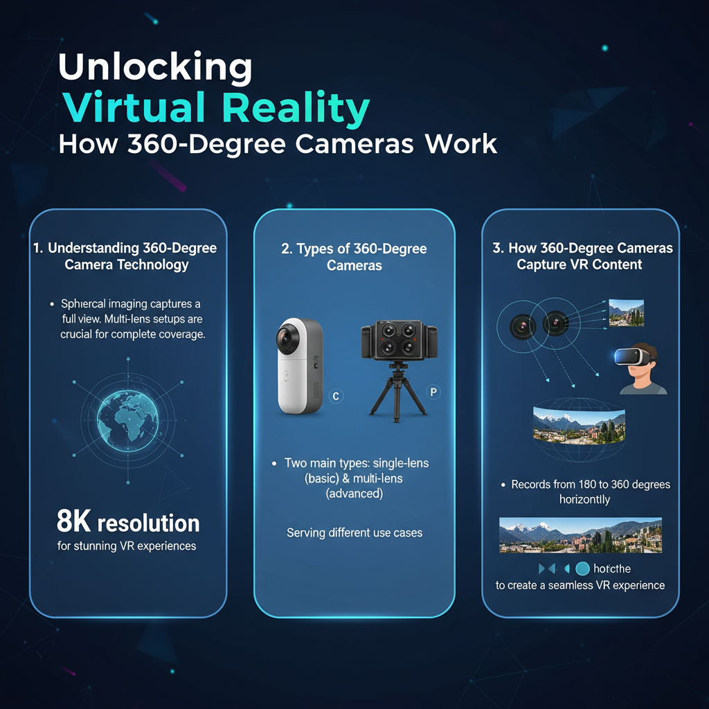 Infographic: How 360-Degree Cameras Work for Creating VR Content