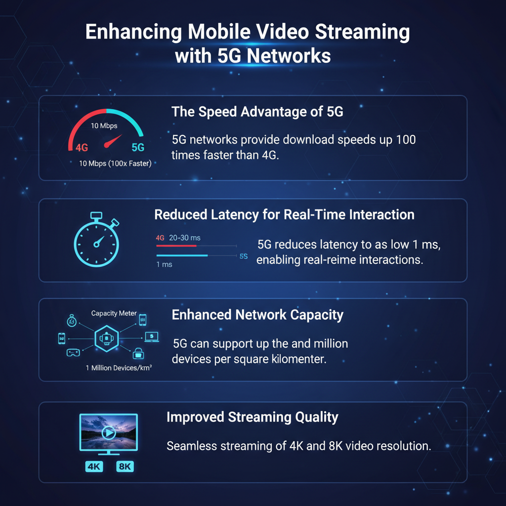 Infographic: How 5G Networks Enhance Mobile Video Streaming Experience