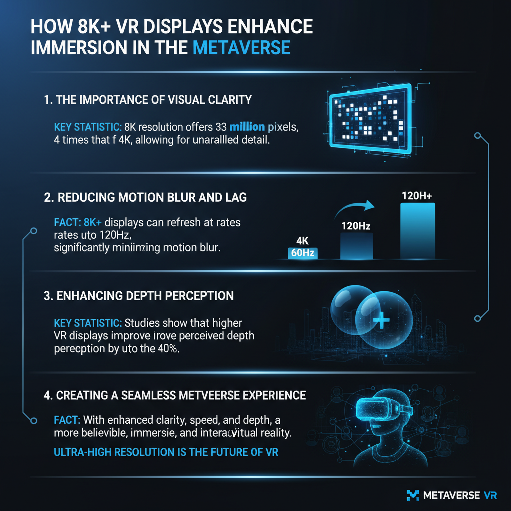 Infographic: How 8K+ VR Displays Enhance Immersion in the Metaverse