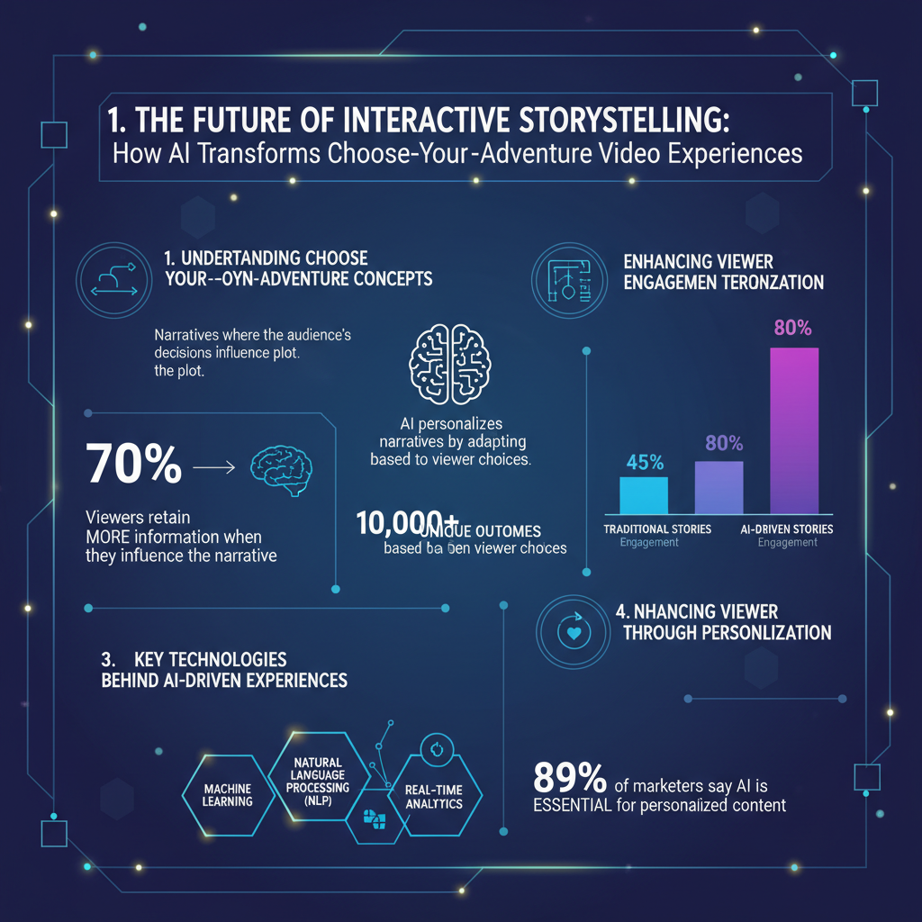 Infographic: How AI Creates Choose-Your-Own-Adventure Video Experiences