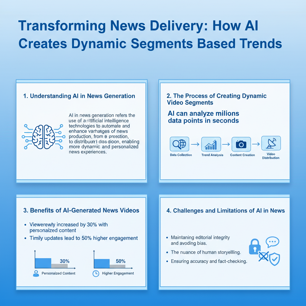 Infographic: How AI Creates Dynamic News Video Segments Based on Trends