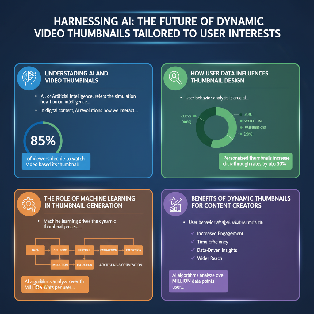 Infographic: How AI Creates Dynamic Video Thumbnails Based on User Interests