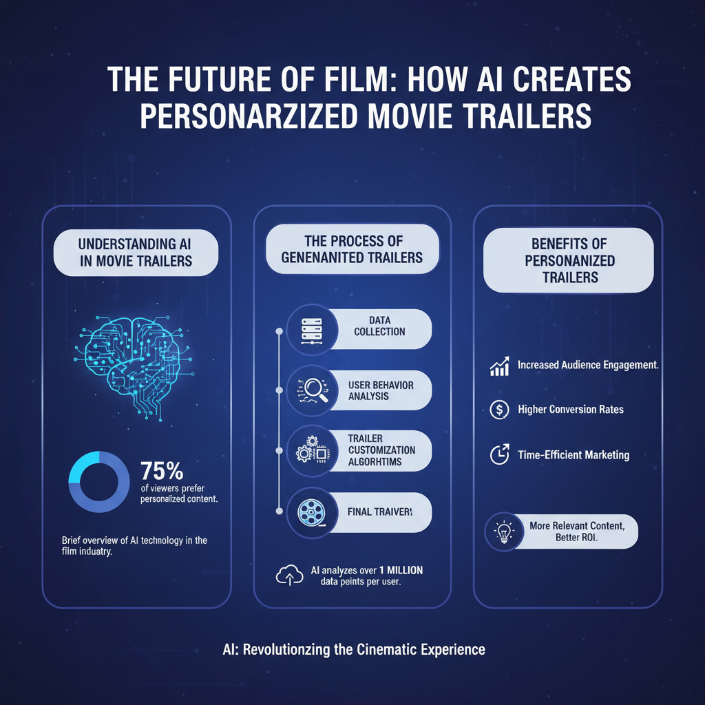 Infographic: How AI Creates Personalized Movie Trailers Based on Viewer Preferences