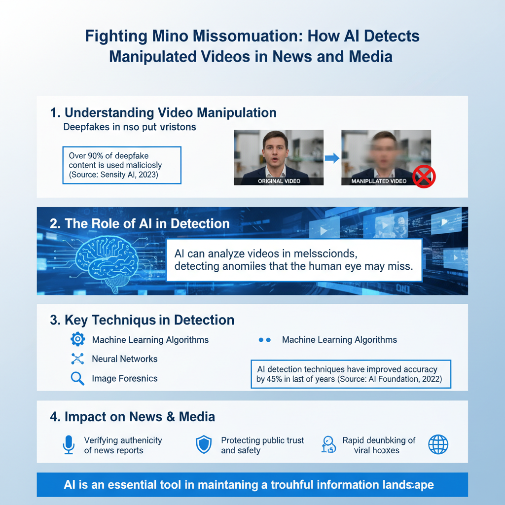 Infographic: How AI Detects Manipulated Videos in News and Media