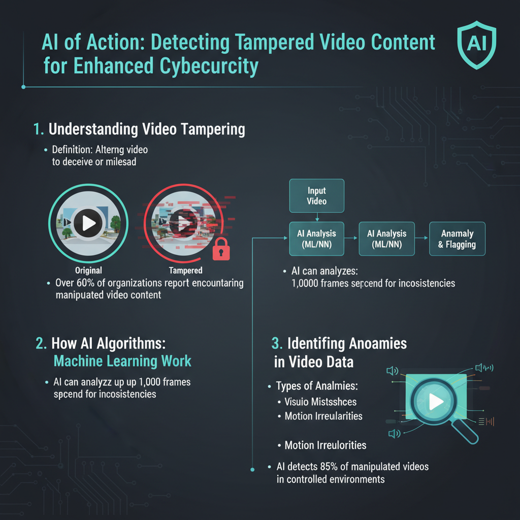 Infographic: How AI Detects Tampered Video Content for Cybersecurity
