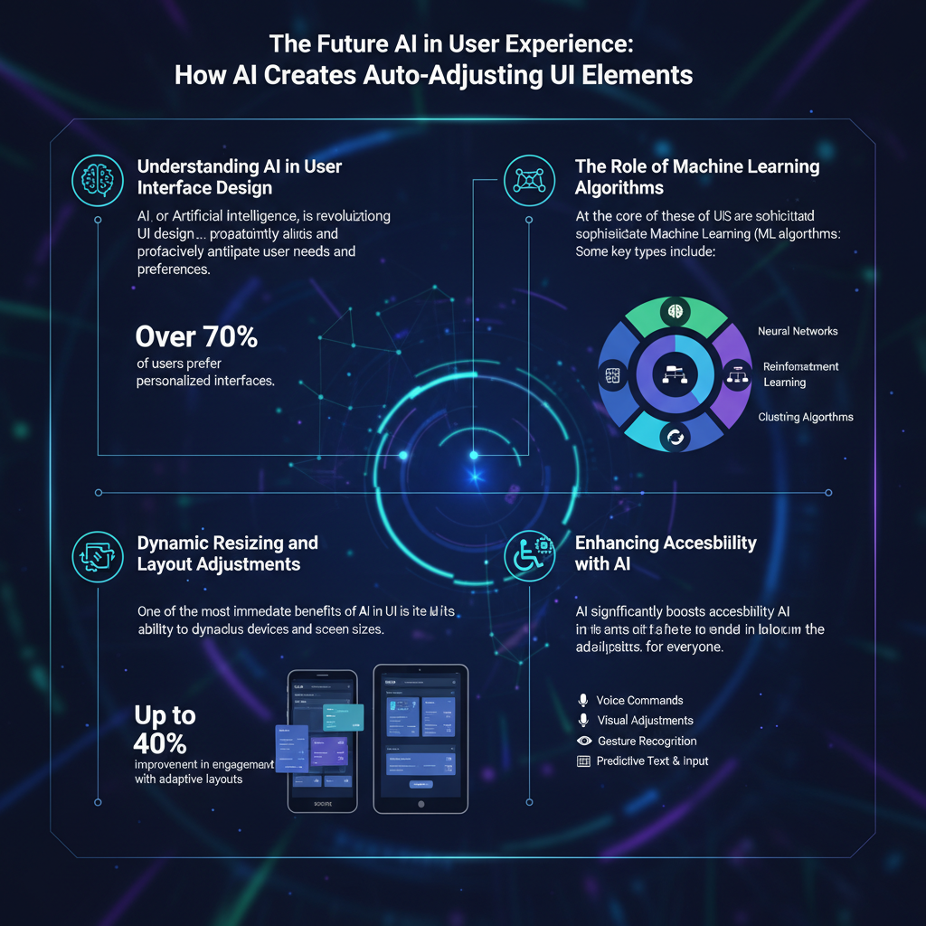Infographic: How AI Develops Auto-Adjusting UI Elements for Displays