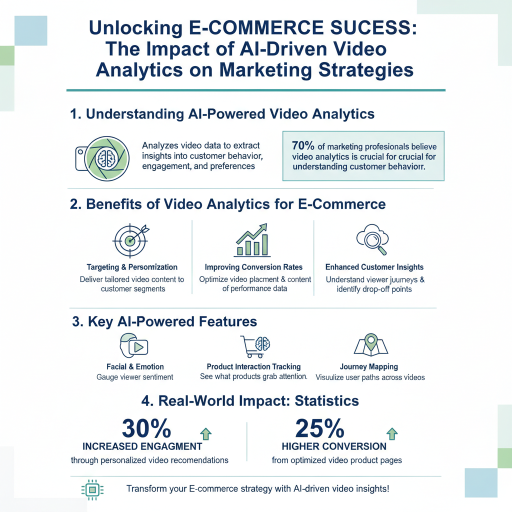Infographic: How AI-Driven Video Analytics Enhance E-Commerce Marketing Strategies