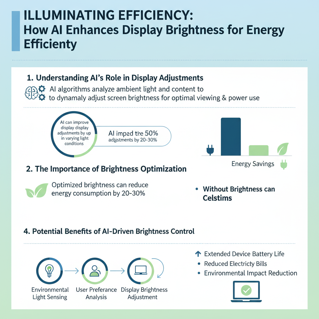 Infographic: How AI Enhances Display Brightness for Energy Efficiency