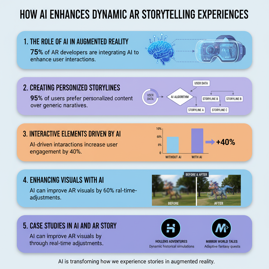 Infographic: How AI Enhances Dynamic AR Storytelling Experiences