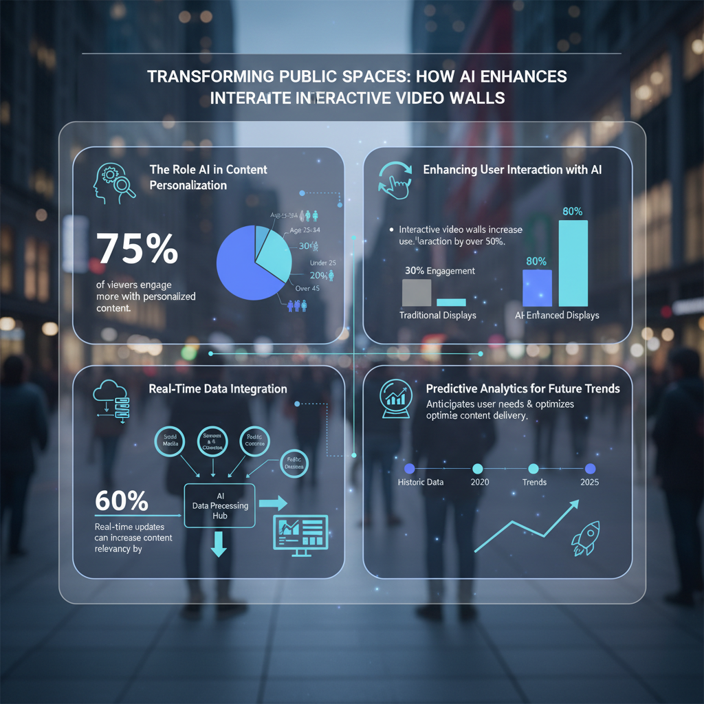 Infographic: How AI Enhances Interactive Public Video Walls