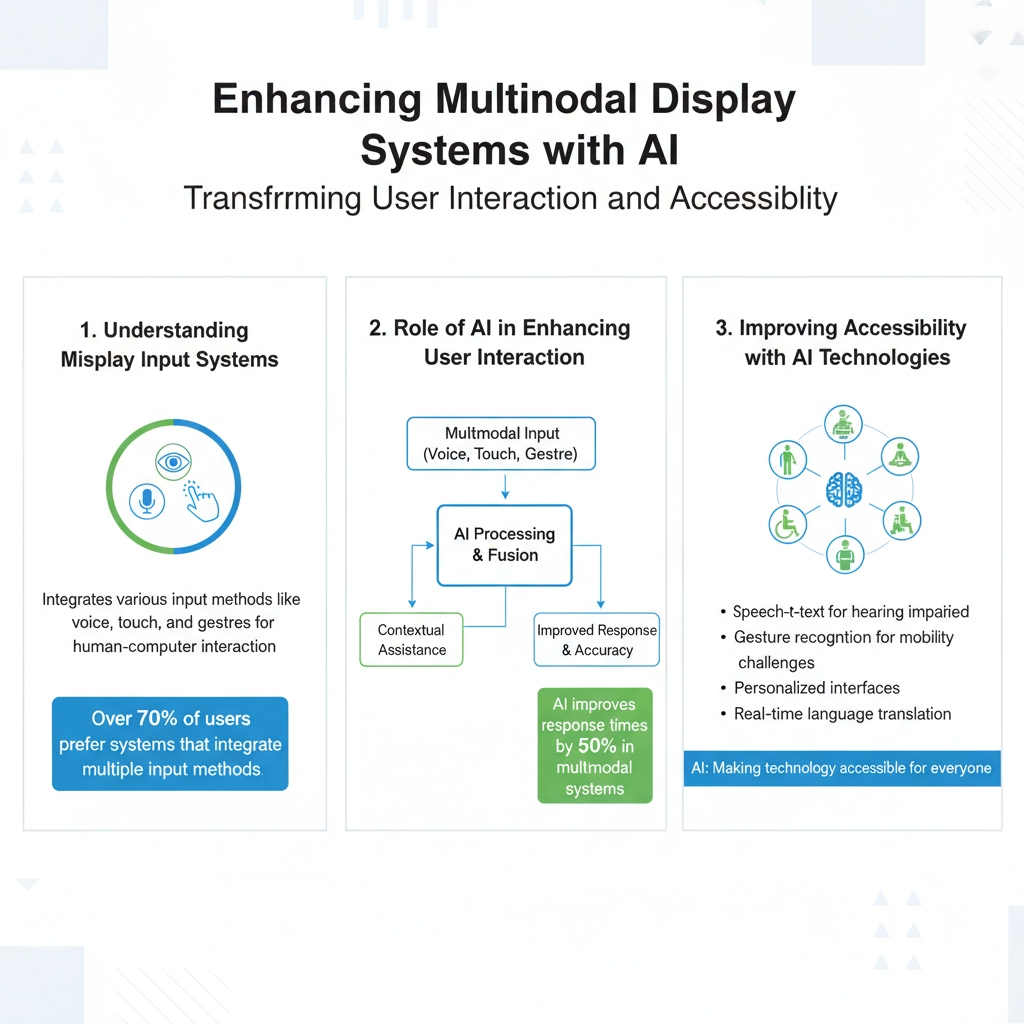 Infographic: How AI Enhances Multimodal Display Input Systems