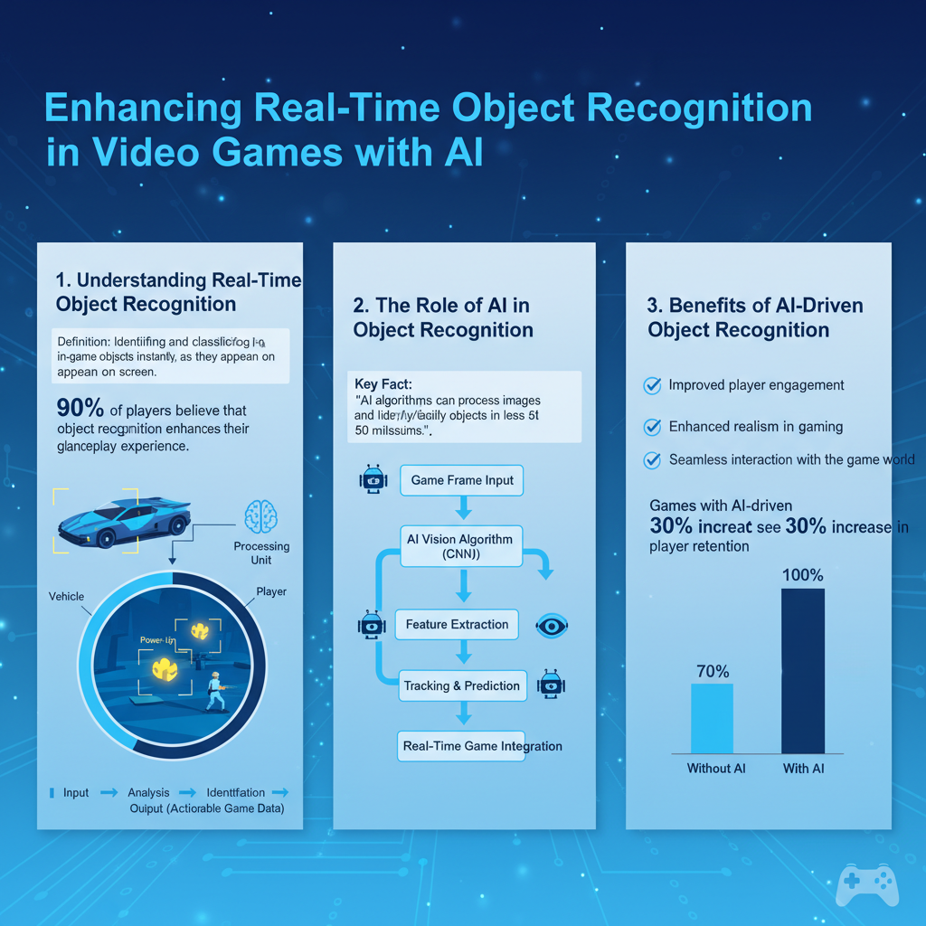 Infographic: How AI Enhances Real-Time Object Recognition in Video Games