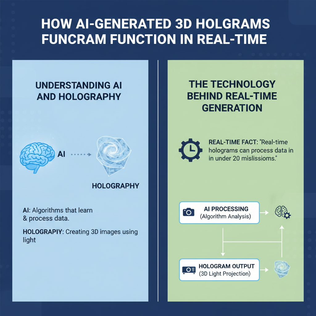 Infographic: How AI-Generated 3D Holograms Function in Real-Time