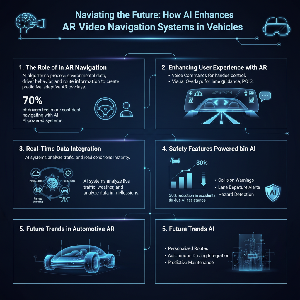 Infographic: How AI Improves AR Video Navigation Systems in Vehicles