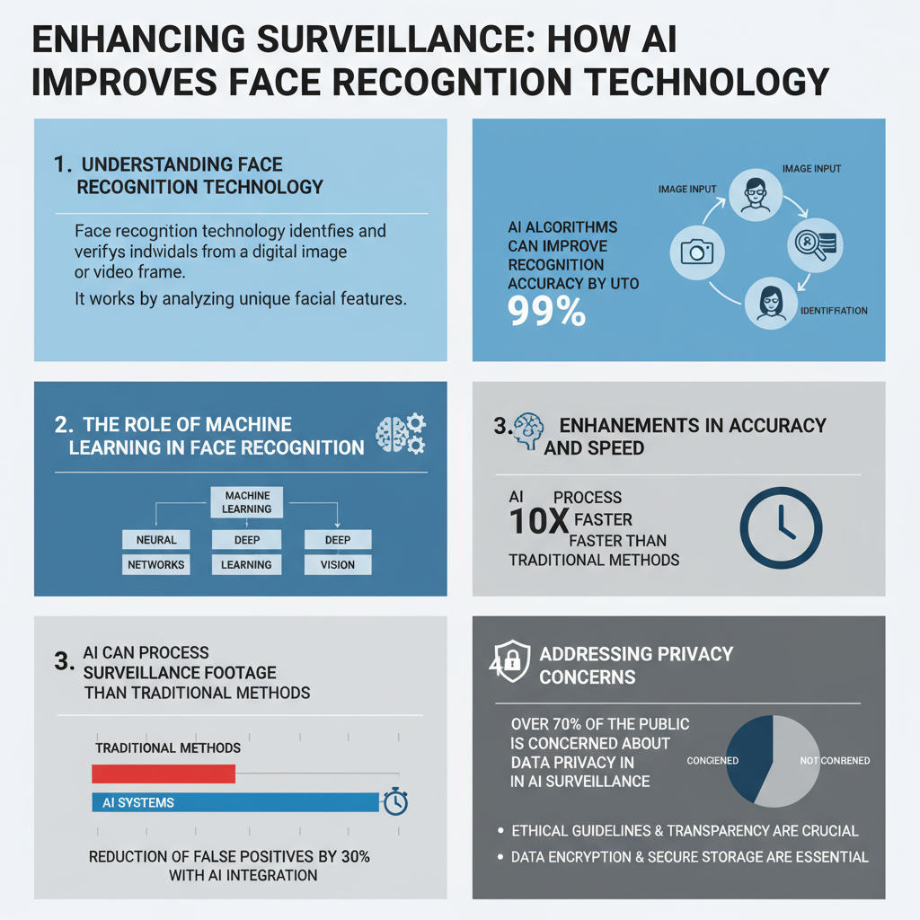 Infographic: How AI Improves Face Recognition in Surveillance Videos