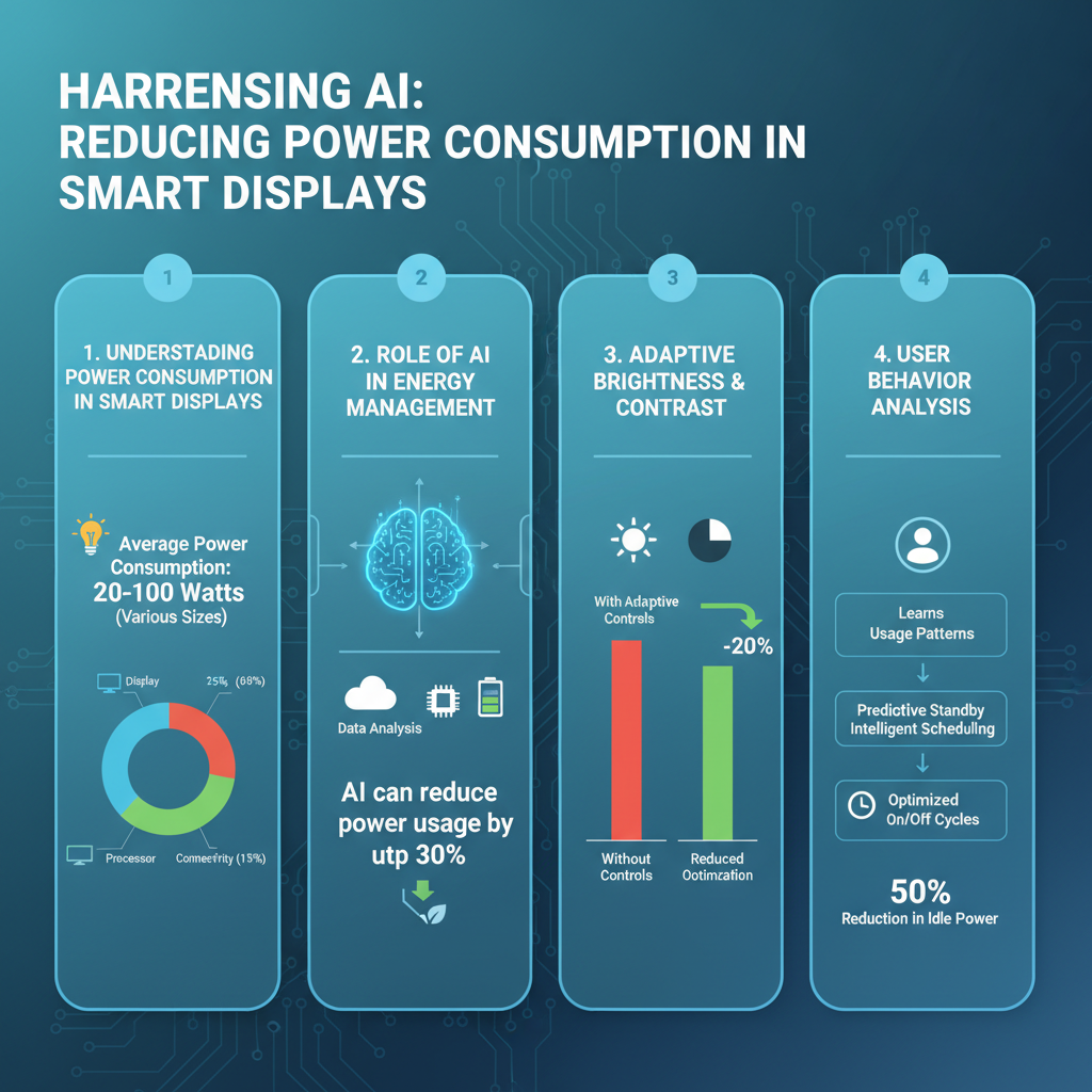 Infographic: How AI Lowers Power Consumption in Smart Displays