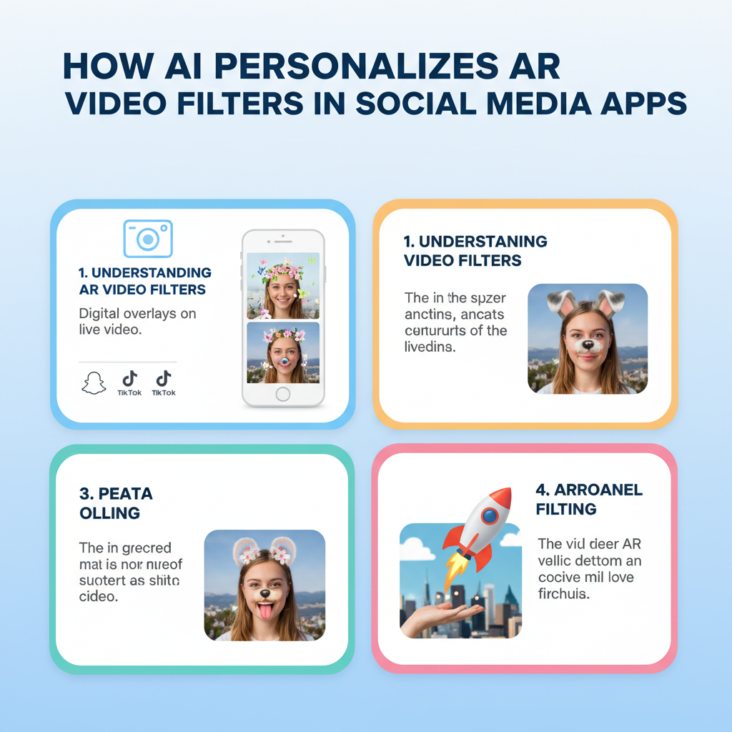 Infographic: How AI Personalizes AR Video Filters in Social Media Apps