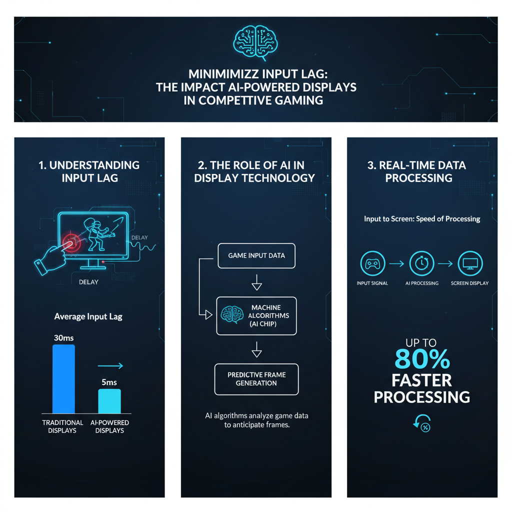 Infographic: How AI-Powered Displays Minimize Input Lag in Competitive Gaming